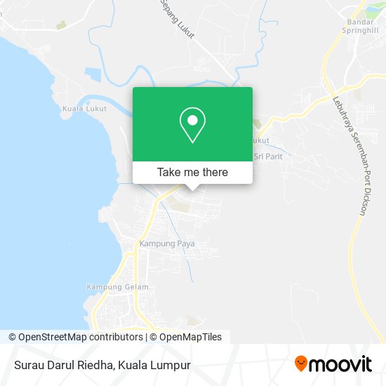 Surau Darul Riedha map