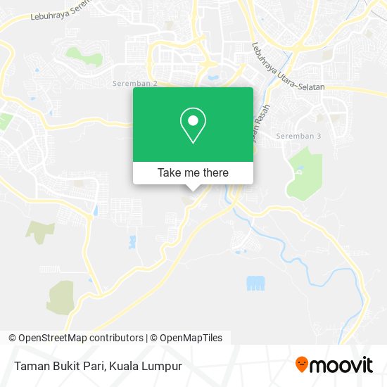 Peta Taman Bukit Pari