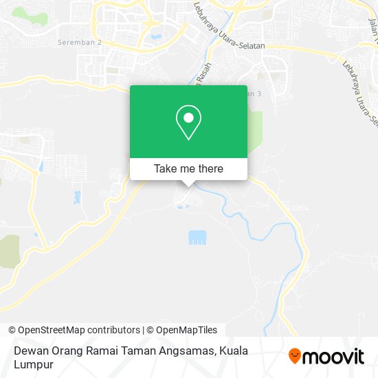 Peta Dewan Orang Ramai Taman Angsamas