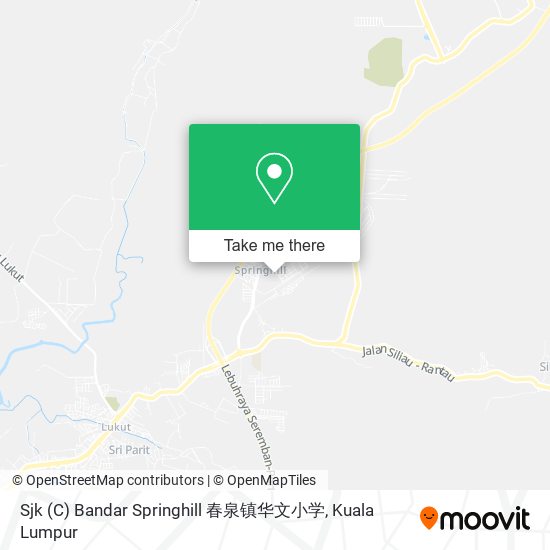 Sjk (C) Bandar Springhill 春泉镇华文小学 map