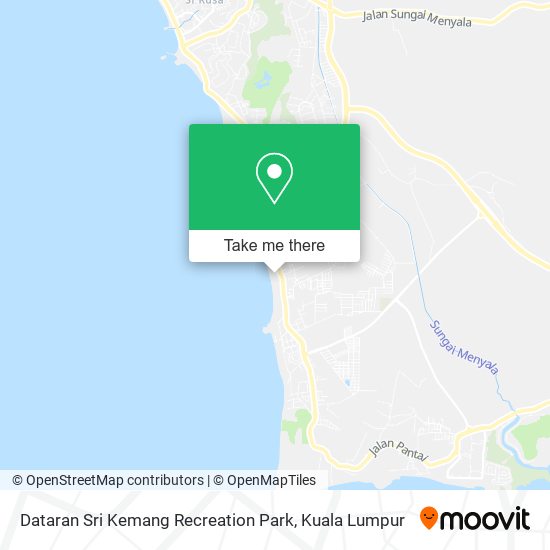 Peta Dataran Sri Kemang Recreation Park