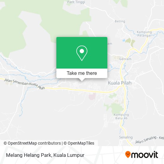 Melang Helang Park map