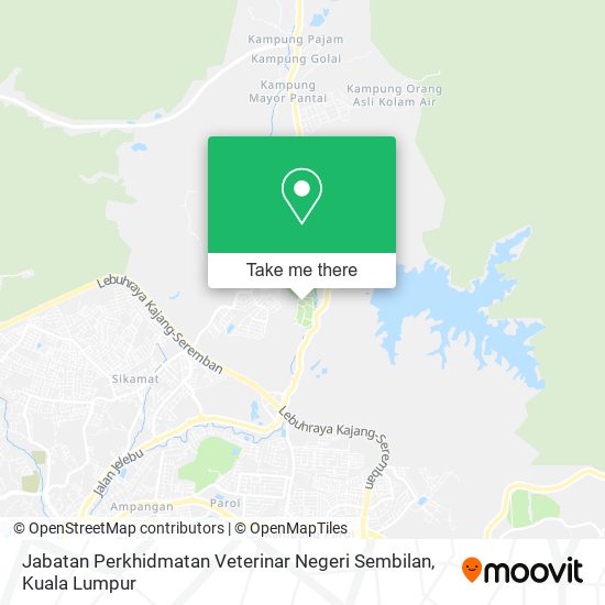 Jabatan Perkhidmatan Veterinar Negeri Sembilan map