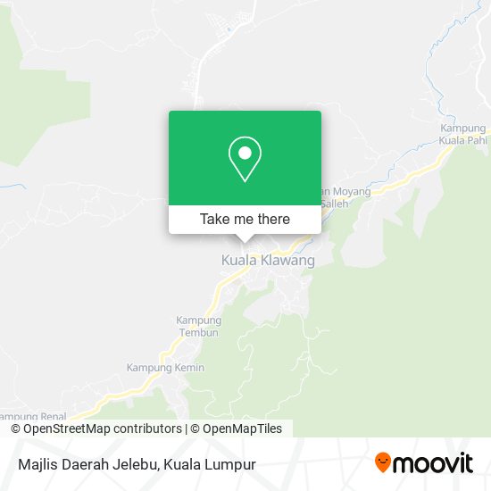 Majlis Daerah Jelebu map