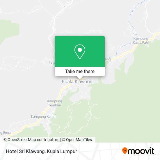 Hotel Sri Klawang map