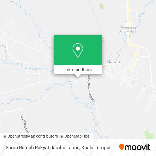 Peta Surau Rumah Rakyat Jambu Lapan