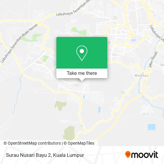 Surau Nusari Bayu 2 map