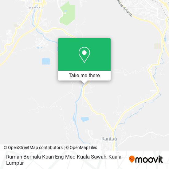 Rumah Berhala Kuan Eng Meo Kuala Sawah map