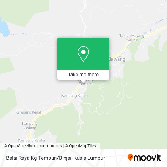 Balai Raya Kg Tembun/Binjai map