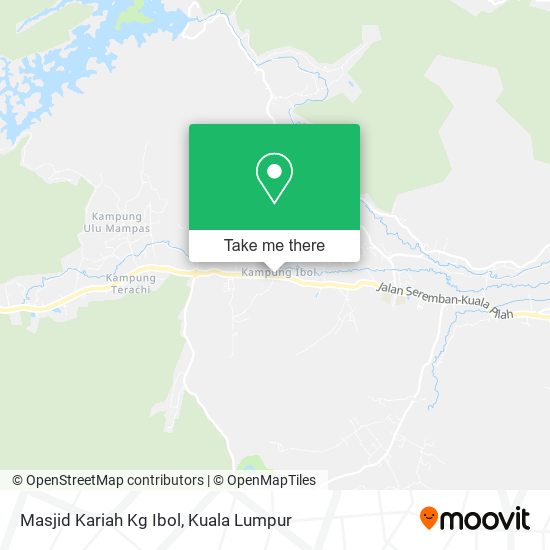 Peta Masjid Kariah Kg Ibol