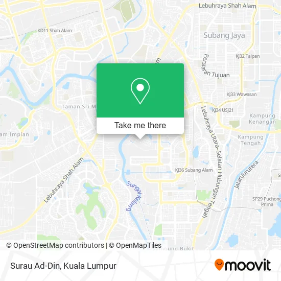 Surau Ad-Din map