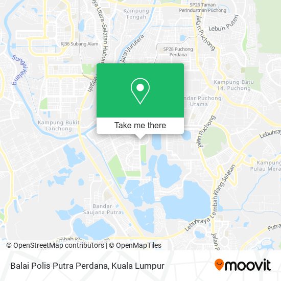 Balai Polis Putra Perdana map