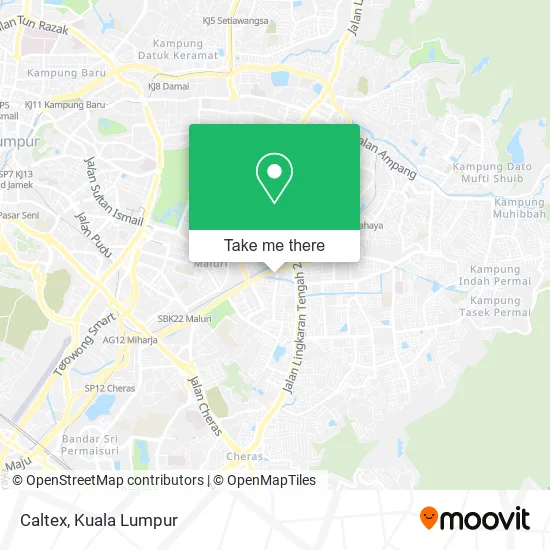 Caltex map