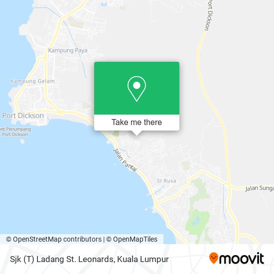 Sjk (T) Ladang St. Leonards map