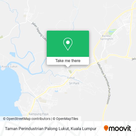 Taman Perindustrian Palong Lukut map