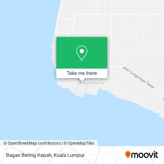 Peta Bagan Beting Kepah