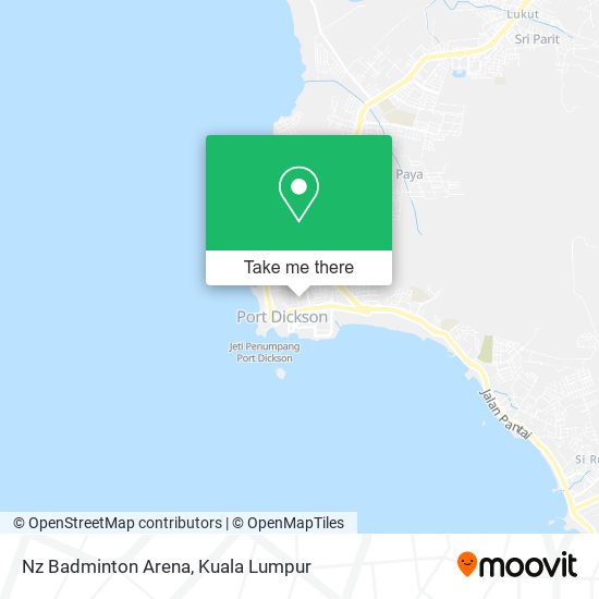 Nz Badminton Arena map