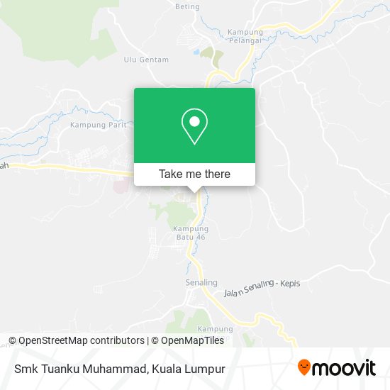 Peta Smk Tuanku Muhammad