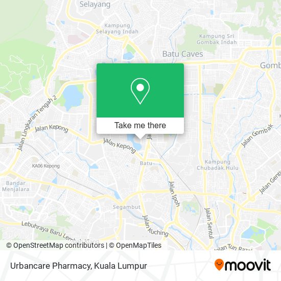 Urbancare Pharmacy map