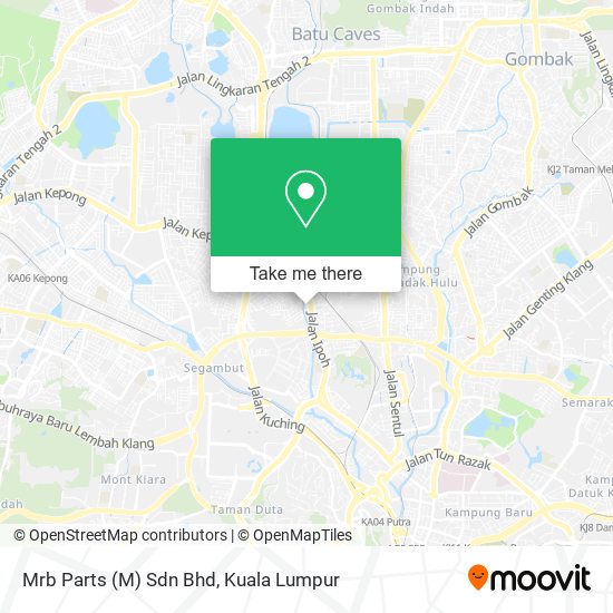 Peta Mrb Parts (M) Sdn Bhd