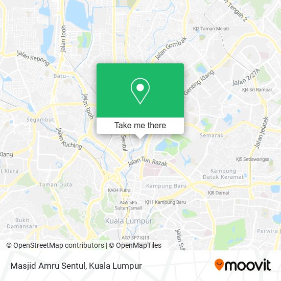 Masjid Amru Sentul map