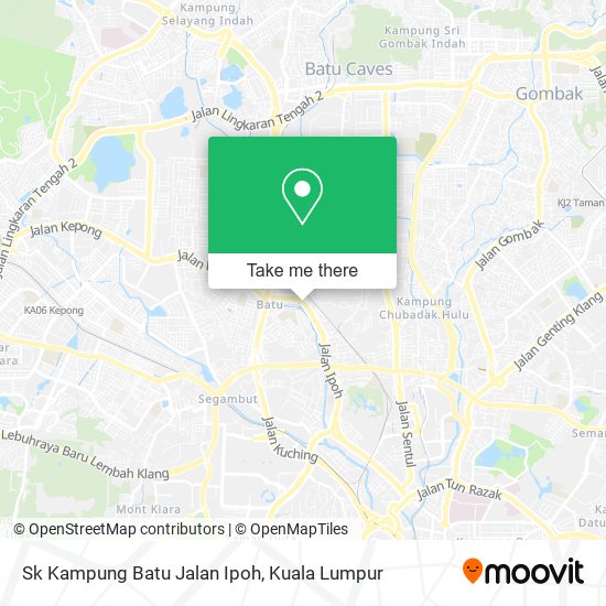 Peta Sk Kampung Batu Jalan Ipoh