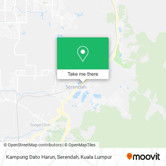 Kampung Dato Harun, Serendah map