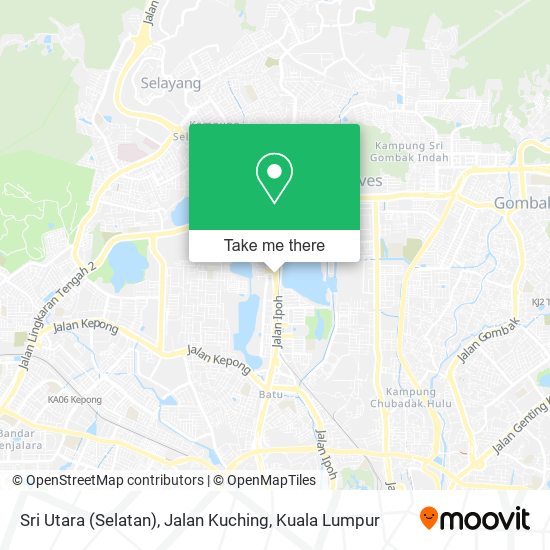 Sri Utara (Selatan), Jalan Kuching map