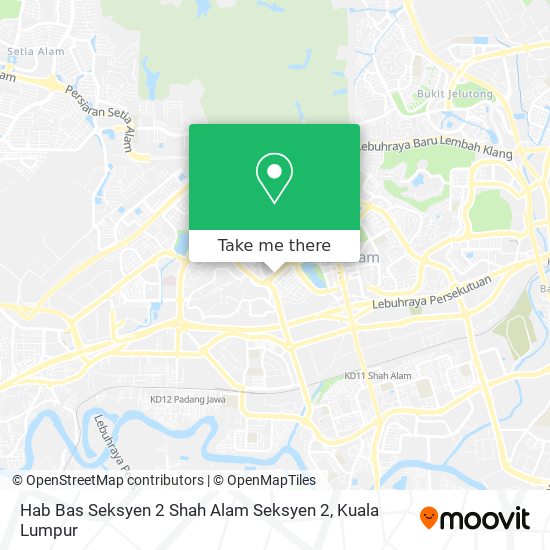 Peta Hab Bas Seksyen 2 Shah Alam	 	 		 Seksyen 2