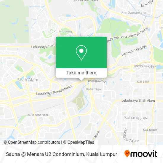 Sauna @ Menara U2 Condominium map
