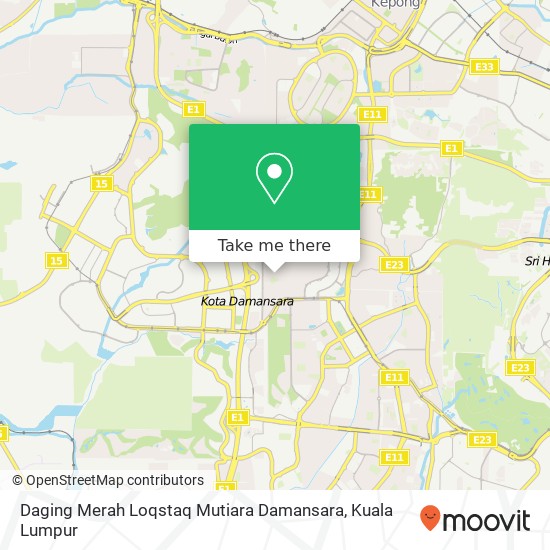 Peta Daging Merah Loqstaq Mutiara Damansara