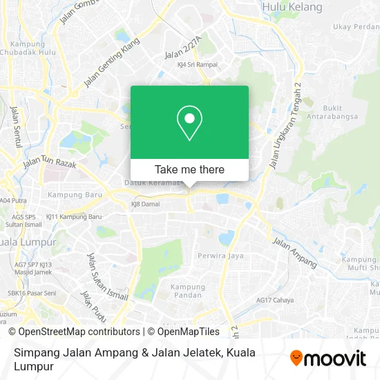 Simpang Jalan Ampang & Jalan Jelatek map