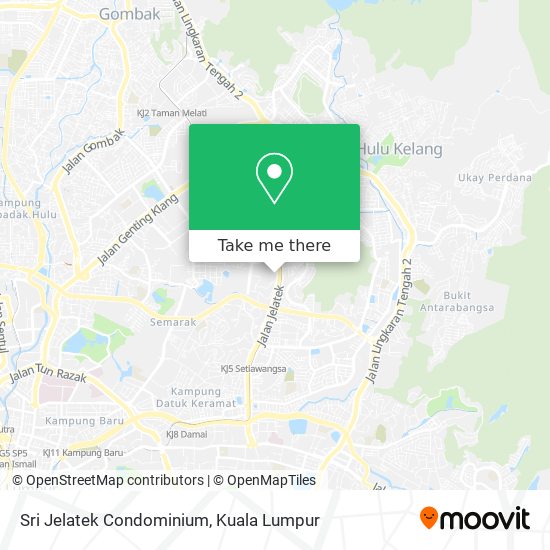 Peta Sri Jelatek Condominium