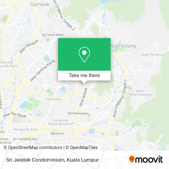 Sri Jelatek Condominium map