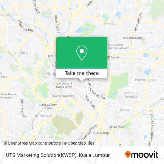 Peta UTS Marketing Solution(KWSP)