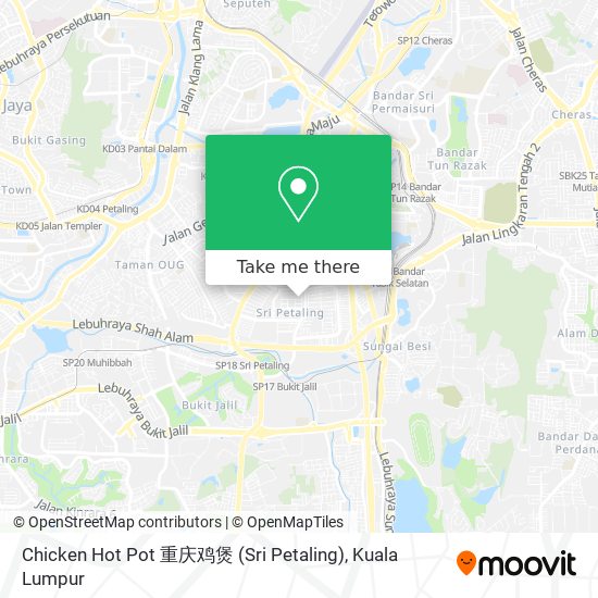 Chicken Hot Pot 重庆鸡煲 (Sri Petaling) map