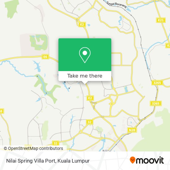 Nilai Spring Villa Port map