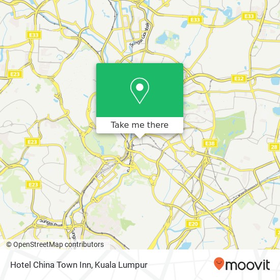 Hotel China Town Inn map