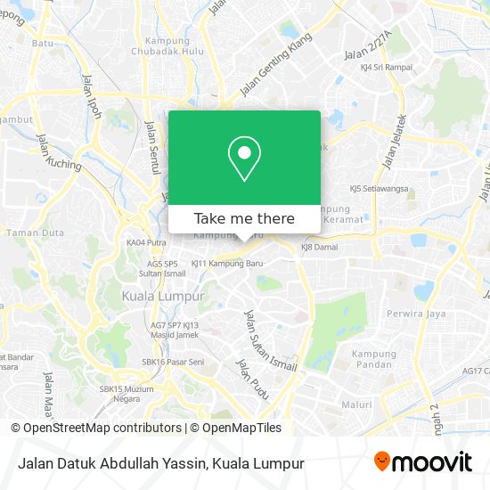 Jalan Datuk Abdullah Yassin map