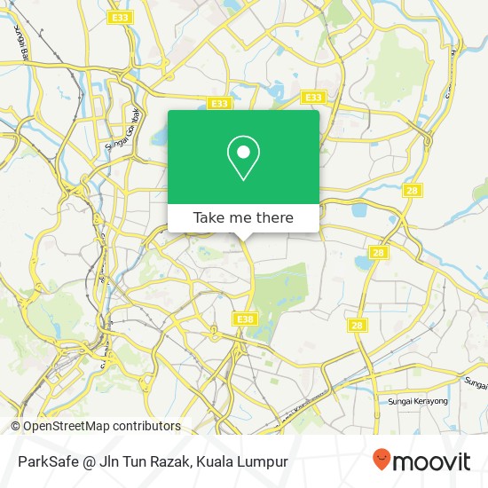 ParkSafe @ Jln Tun Razak map