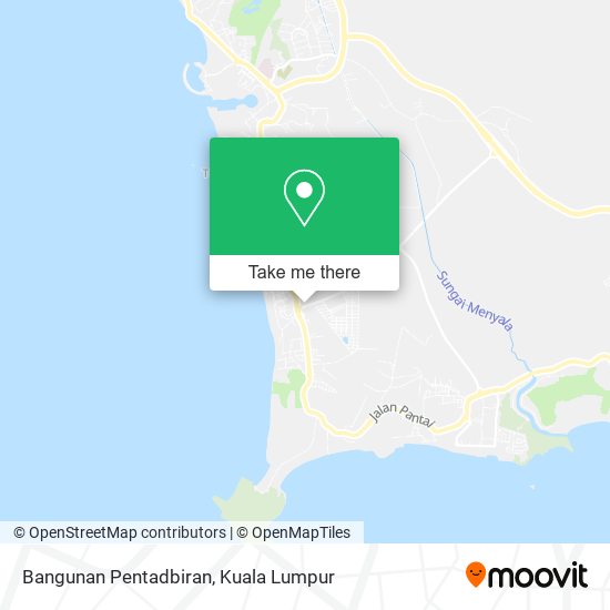 Bangunan Pentadbiran map