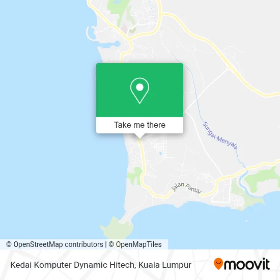Kedai Komputer Dynamic Hitech map