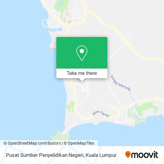 Peta Pusat Sumber Penyelidikan Negeri