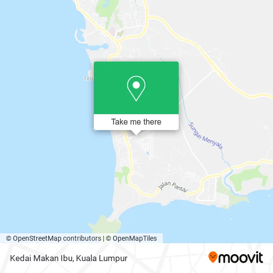 Kedai Makan Ibu map