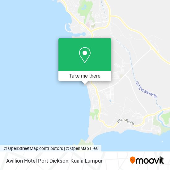 Avillion Hotel Port Dickson map