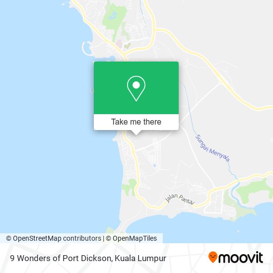 Peta 9 Wonders of Port Dickson