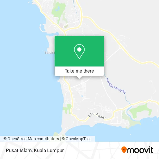 Pusat Islam map