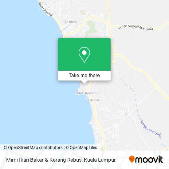 Peta Mimi Ikan Bakar & Kerang Rebus