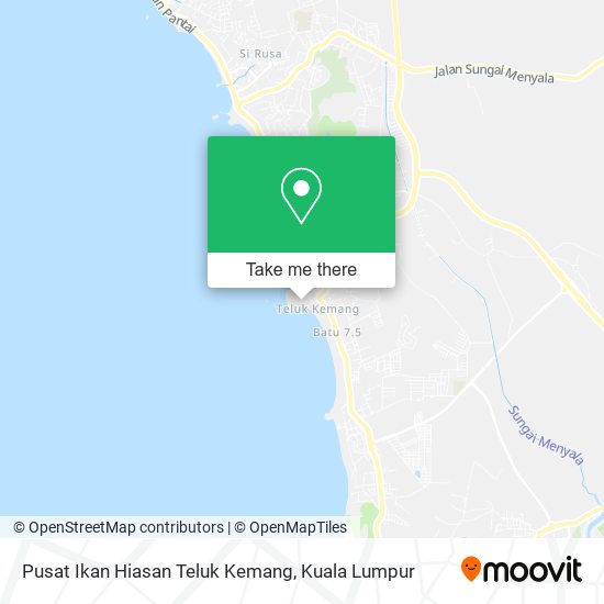 Pusat Ikan Hiasan Teluk Kemang map