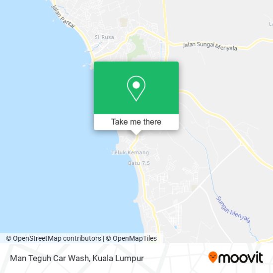 Peta Man Teguh Car Wash